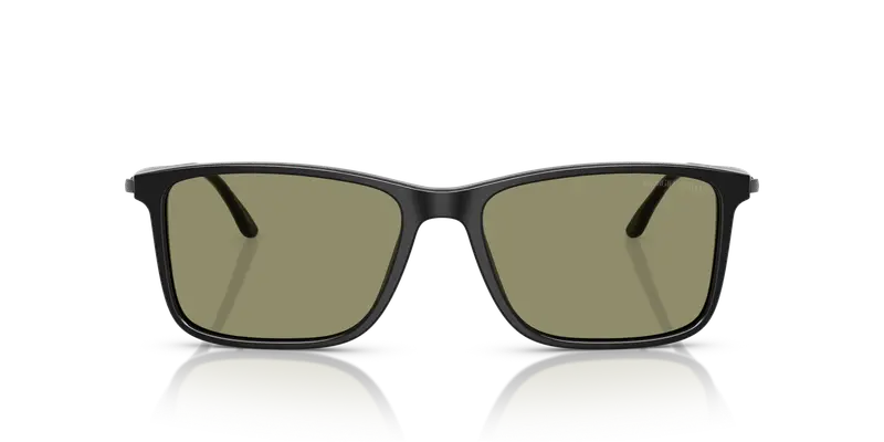 Giorgio Armani Occhiali da sole Uomo Nero 846851 miniatura 2