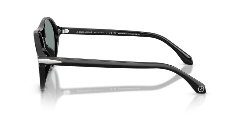 Giorgio Armani Occhiali da sole Uomo Grigio 846263 miniatura 3