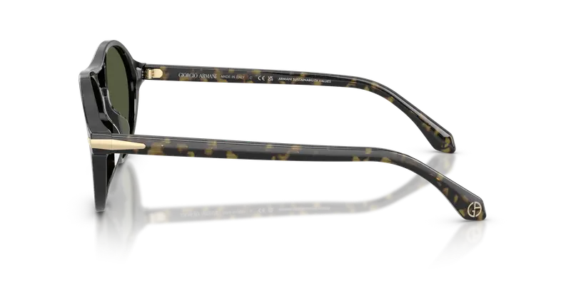 Giorgio Armani Occhiali da sole Uomo Verde 846264 miniatura 3