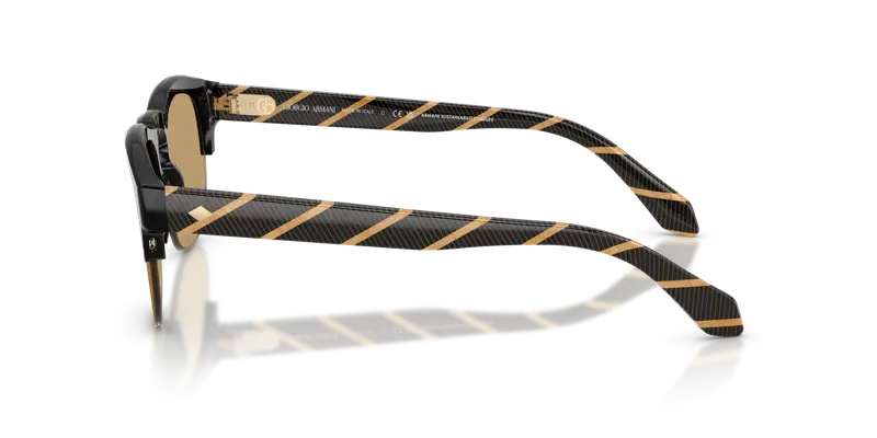 Giorgio Armani Occhiali da sole Uomo Marrone 846543 miniatura 3