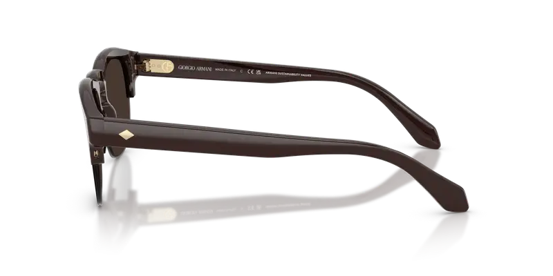 Giorgio Armani Occhiali da sole Uomo Marrone 846546 miniatura 3