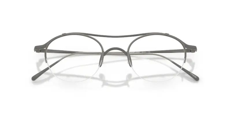 Uomo Giorgio Armani AR5158T 3356 Montature da vista Titanio Grigio Trasparente Rotonda Normale miniatura 2