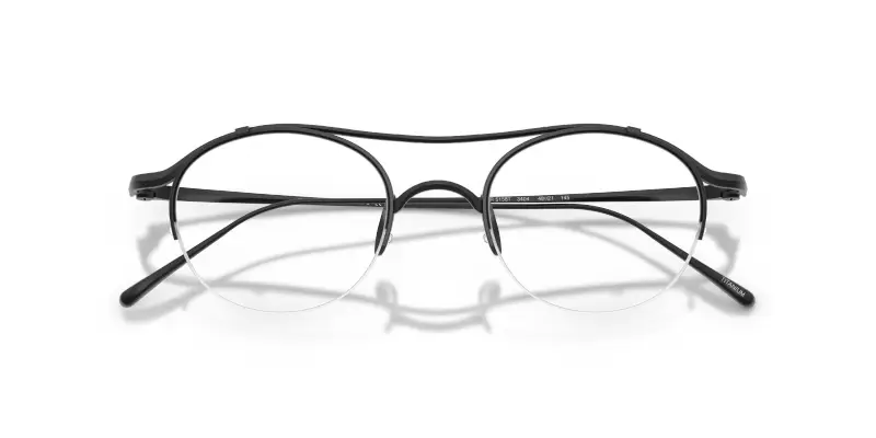 Uomo Giorgio Armani AR5158T 3404 Montature da vista Titanio Nero Trasparente Rotonda Normale miniatura 2