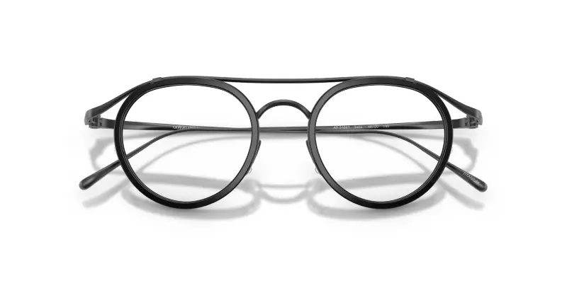 Uomo Giorgio Armani AR5166T 3404 Montature da vista Titanio Nero Trasparente Pantos Normale miniatura 2