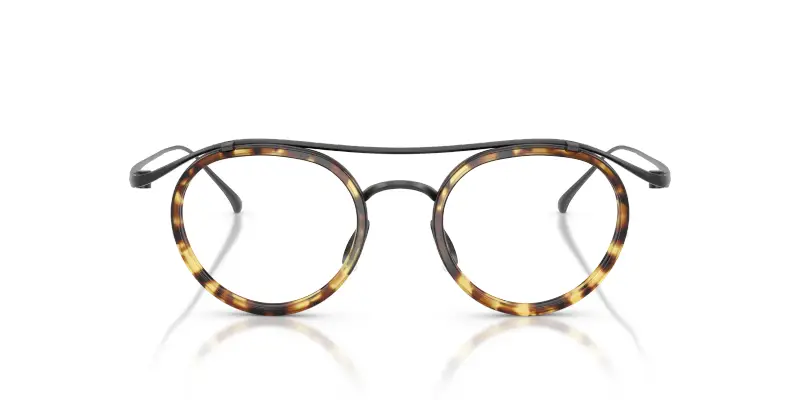 Uomo Giorgio Armani AR5166T 3428 Montature da vista Titanio Nero Trasparente Pantos Normale miniatura 3