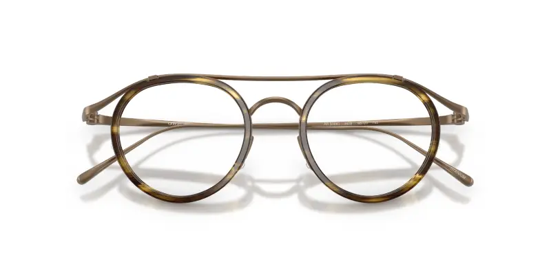 Uomo Giorgio Armani AR5166T 3429 Montature da vista Titanio Oro Trasparente Pantos Normale miniatura 2