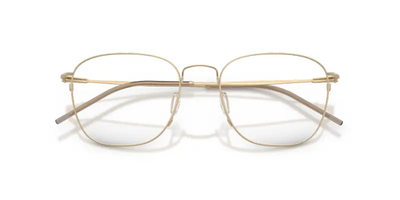 Uomo Giorgio Armani AR5168 3002 Montature da vista Metallo Oro Trasparente Pillow Normale miniatura 2