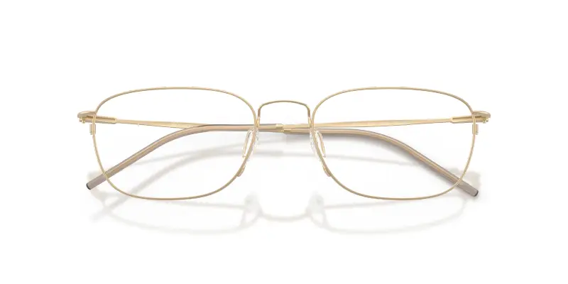 Uomo Giorgio Armani AR5171 3002 Montature da vista Metallo Oro Trasparente Pillow Normale miniatura 2