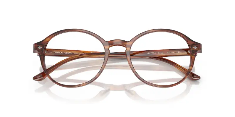 Uomo Giorgio Armani AR7004 6162 Montature da vista Acetato Tartaruga Trasparente Pantos Normale miniatura 2