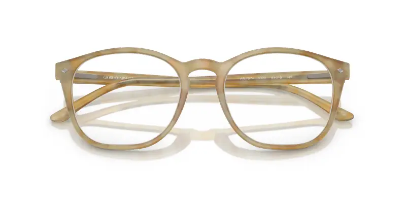 Uomo Giorgio Armani AR7074 6300 Montature da vista Acetato Tartaruga Trasparente Pantos Normale miniatura 2