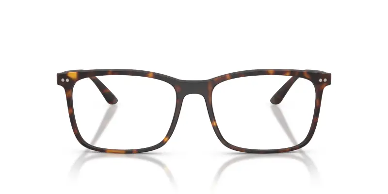 Uomo Giorgio Armani AR7122 6417 Montature da vista Nylon Tartaruga Trasparente Squadrata Normale miniatura 3