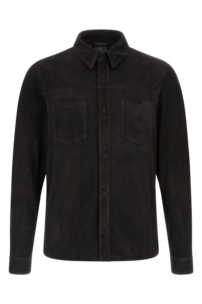Camicia Suede Guanteria Nero