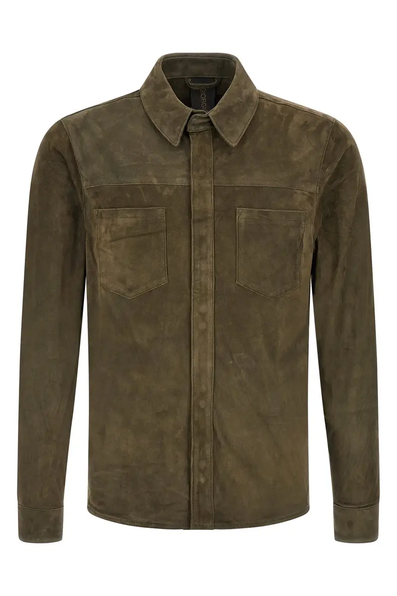 Camicia Suede Guanteria Verde