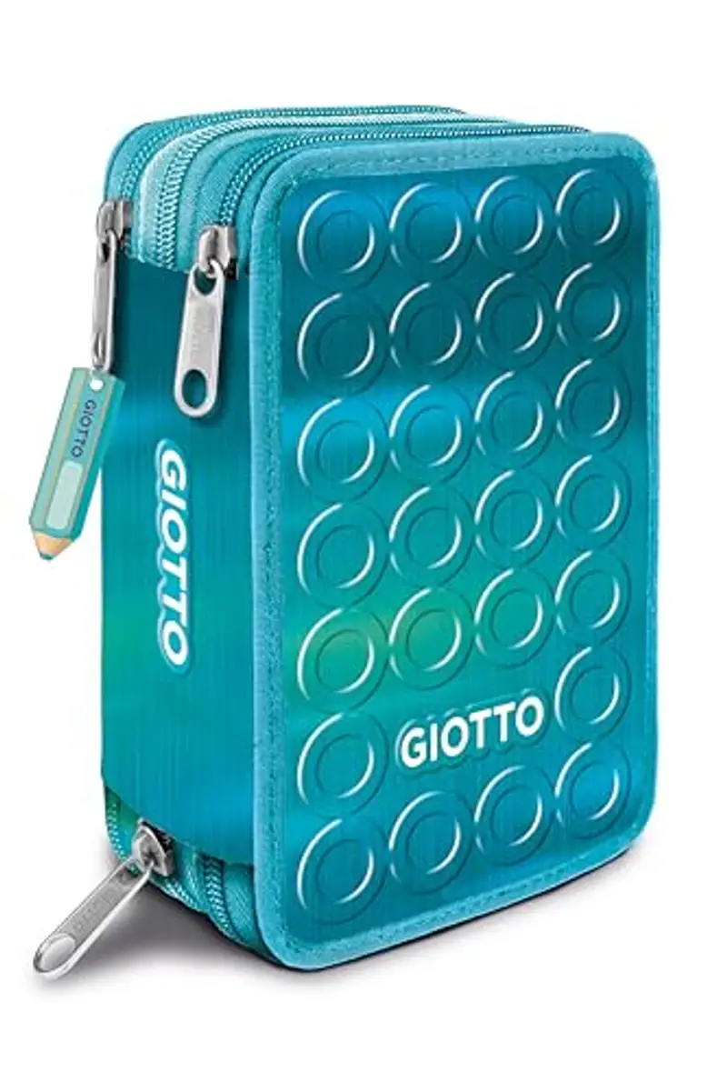 Giotto ASTUCCIO 3ZIP STILNOVO SHINY AQUAMARINE - STILNOVO
