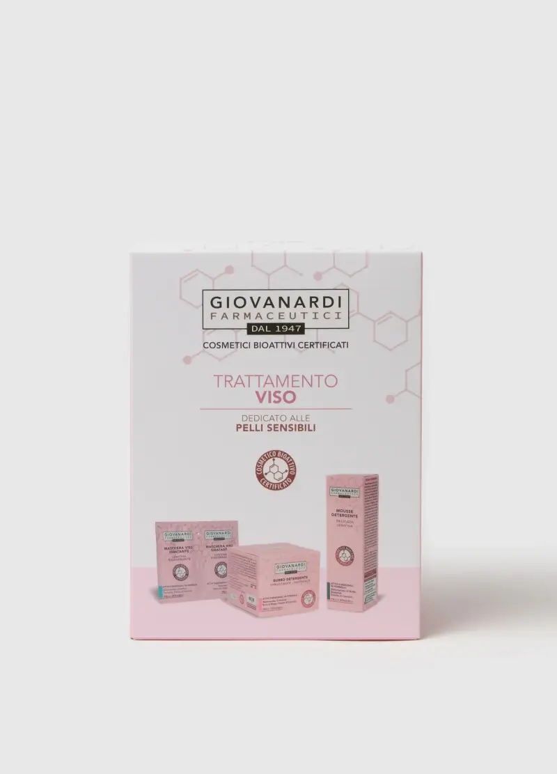 Set Regalo Trattamento Viso Dedicato Alle Pelli Sensibili, Donna, Bianco