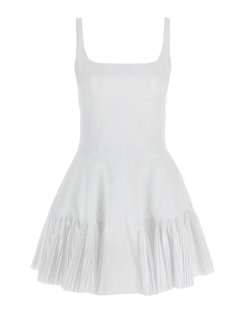 Abito pieghevole Bianco