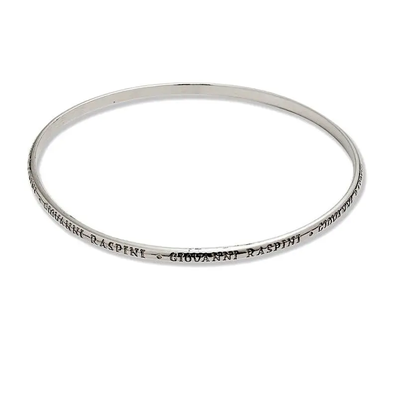 Bracciale 1 Filo Logo - Argento - Giovanni Raspini