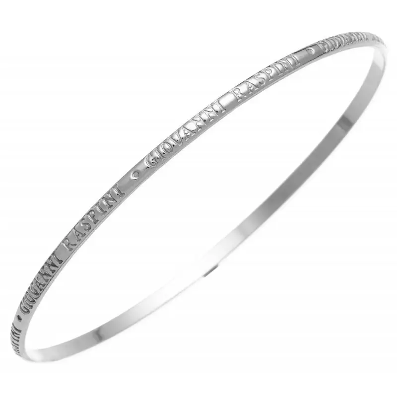 Bracciale 1 Filo Logo - Argento - Giovanni Raspini miniatura 2