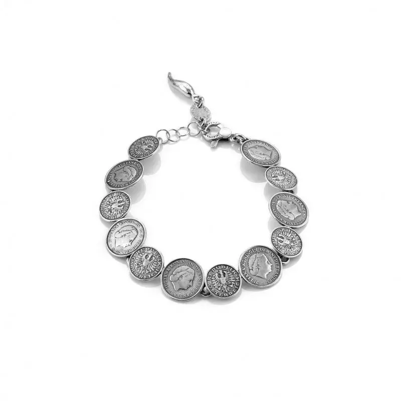 Bracciale Mini Monete - Argento - Giovanni Raspini
