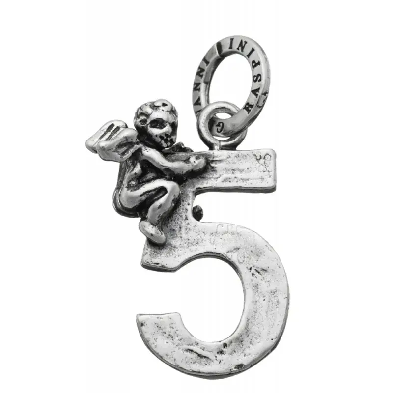 Charm "5" Con Angelo - Ciondolo - Giovanni Raspini