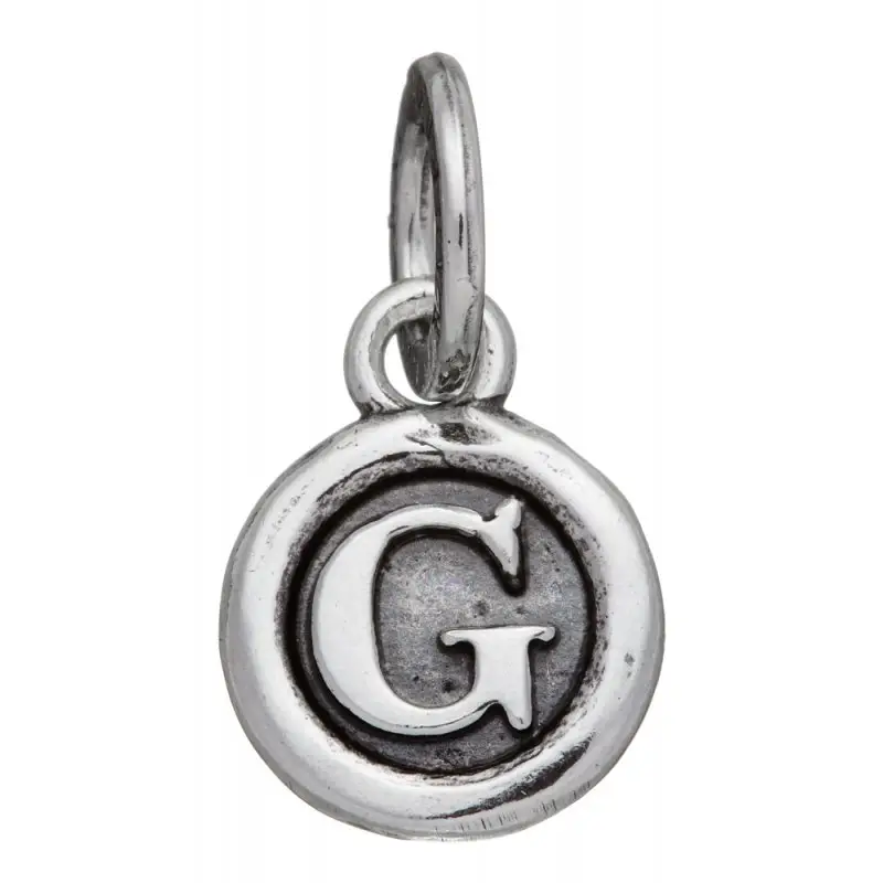 Charm Lettera Bottone G - Ciondolo Argento - Giovanni Raspini