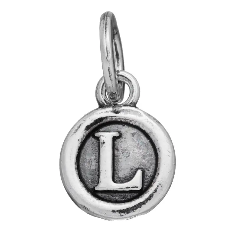 Charm Lettera Bottone L - Ciondolo - Giovanni Raspini miniatura 2