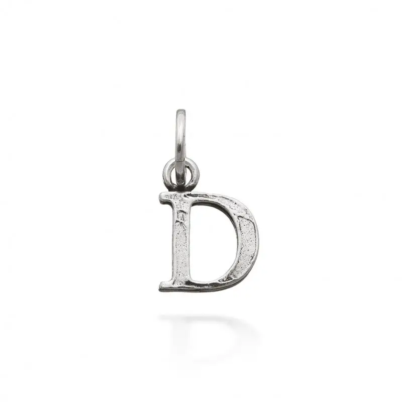 Charm Lettera Logo D - Giovanni Raspini - Argento