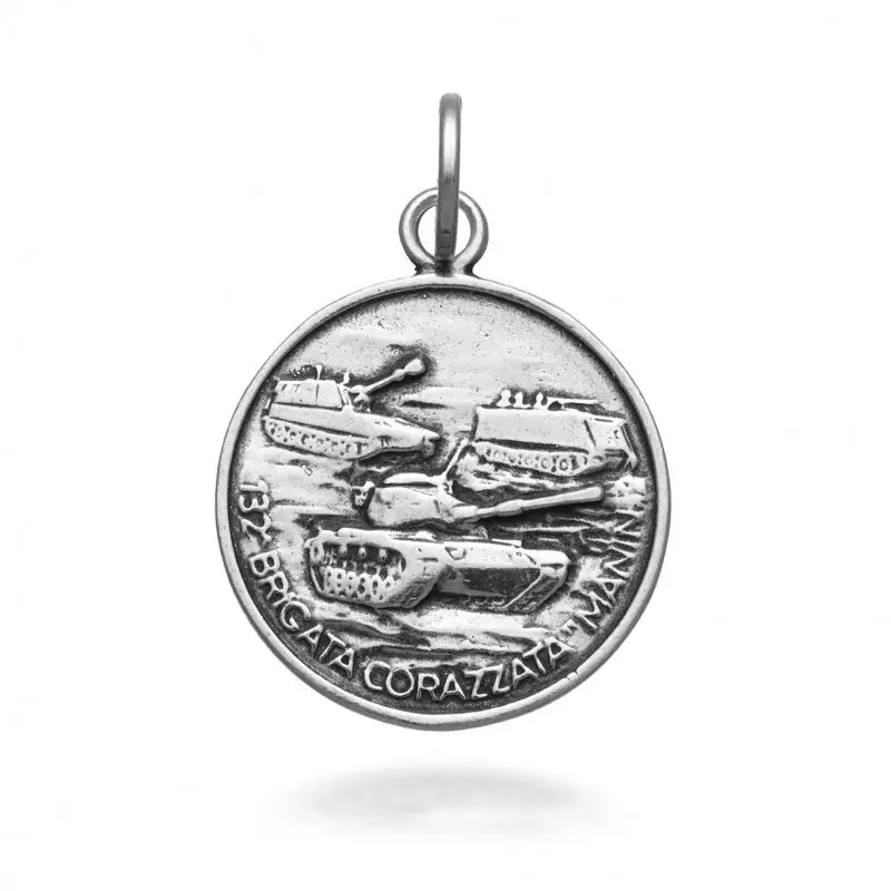 Charm Medaglia Artiglieria In Argento - Giovanni Raspini miniatura 2