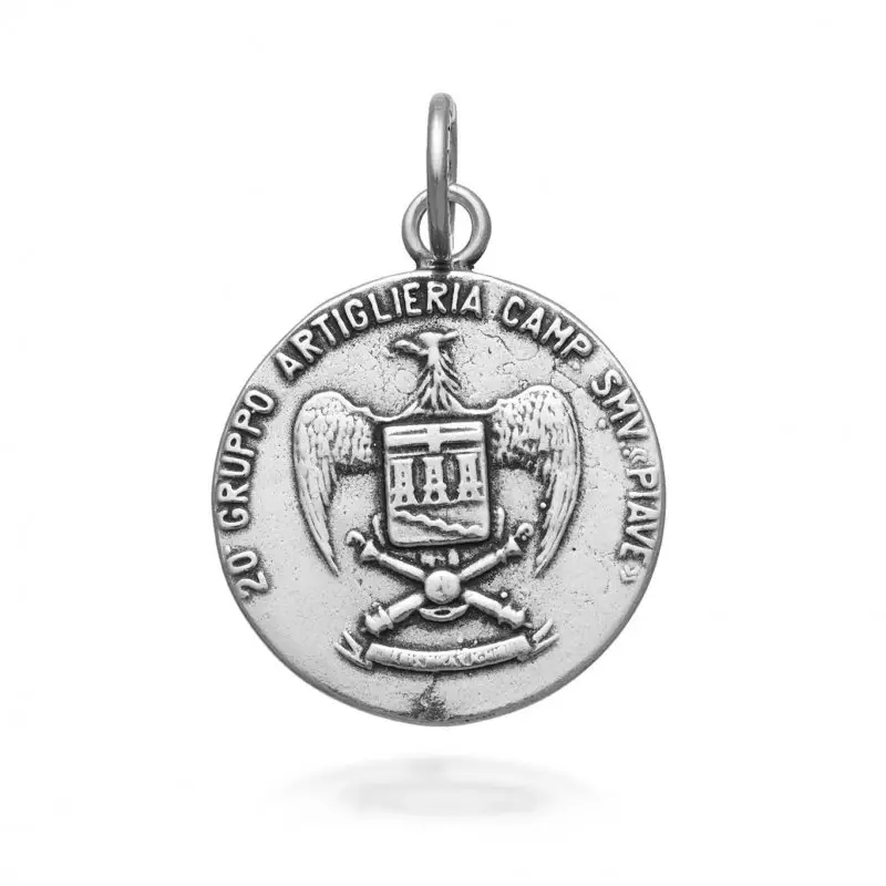 Charm Medaglia Artiglieria In Argento - Giovanni Raspini