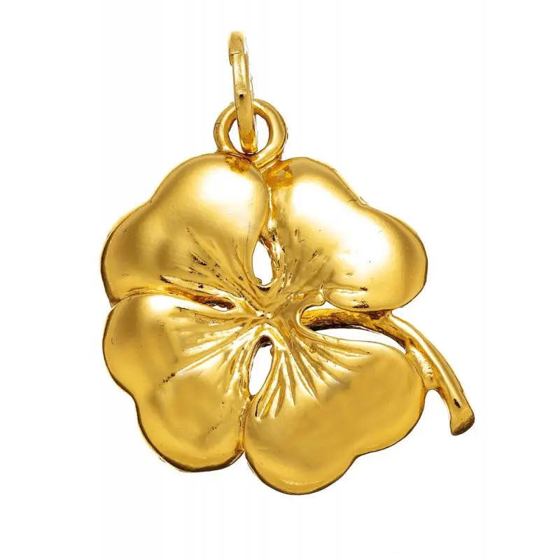 Charm Quadrifoglio Grande Dorato - Ciondolo - Giovanni Raspini