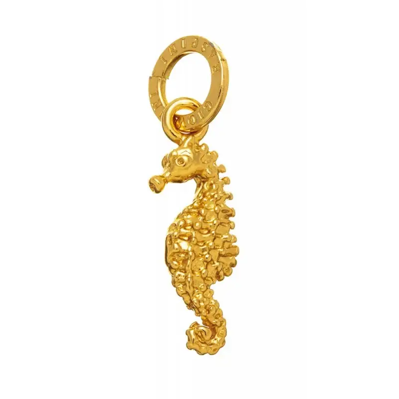 Ciondolo Charm Cavalluccio Marino Dorato - Giovanni Raspini