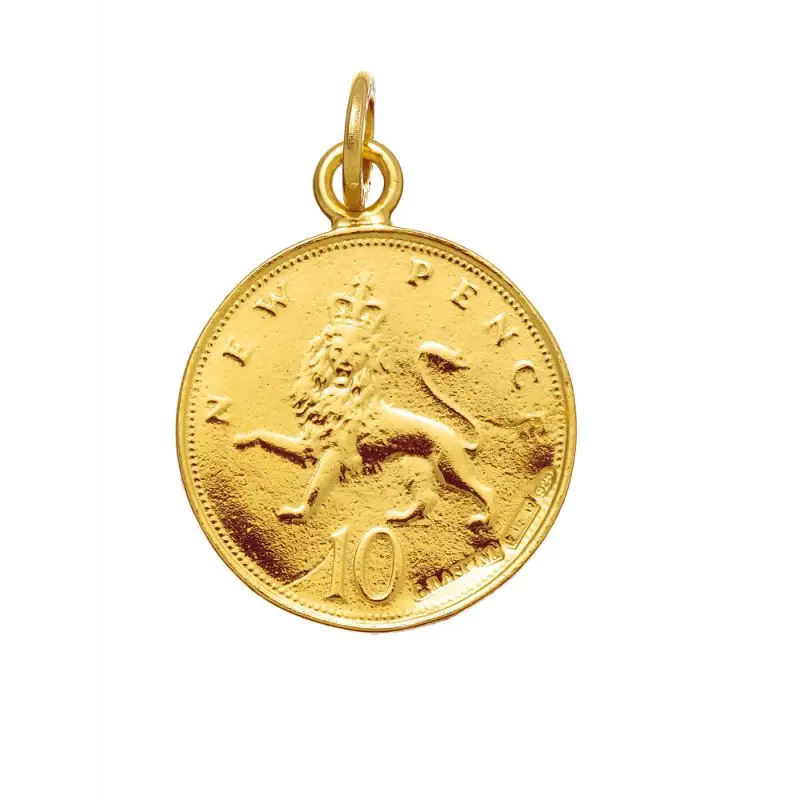 Ciondolo Charm Moneta Dorata - Giovanni Raspini