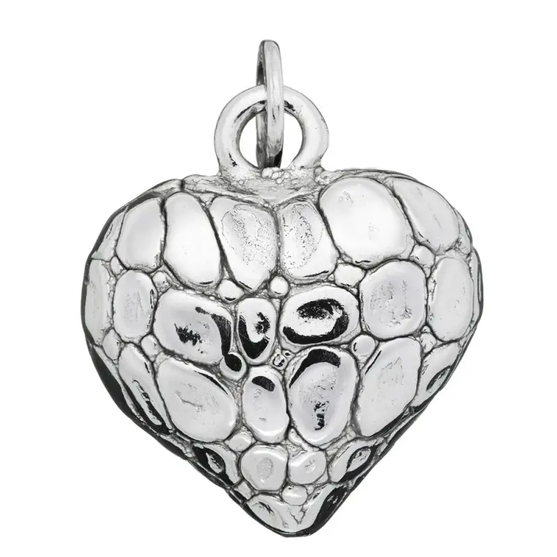 Ciondolo Cuore Coccodrillo - Argento - Giovanni Raspini