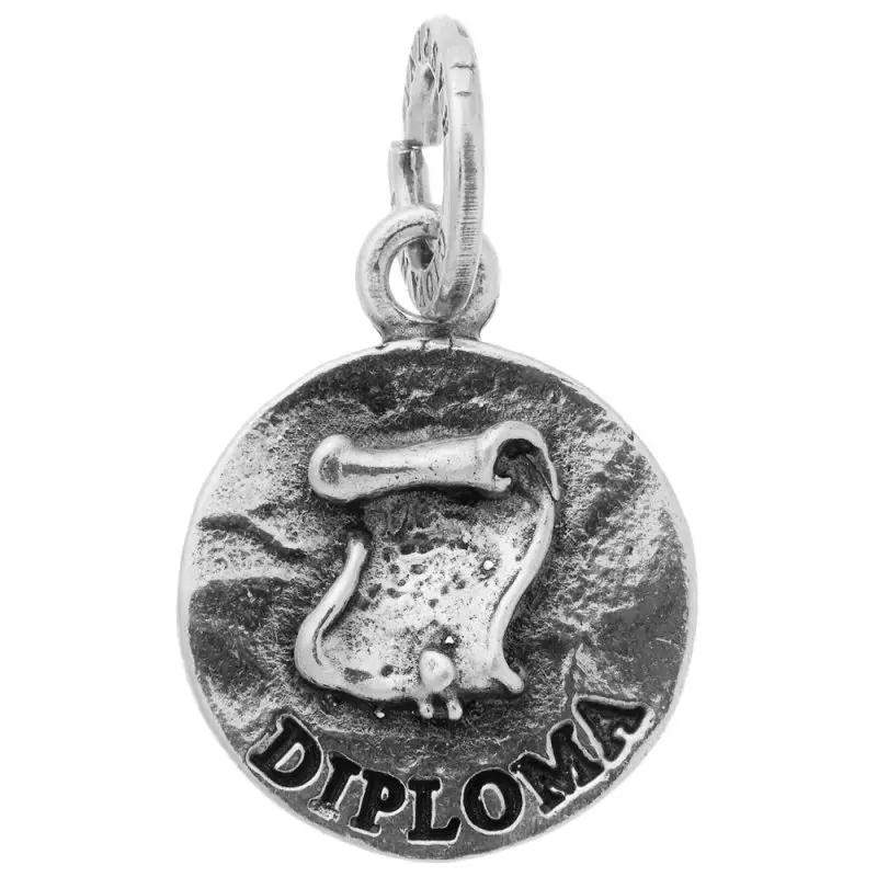 Ciondolo Diploma In Argento - Giovanni Raspini miniatura 2