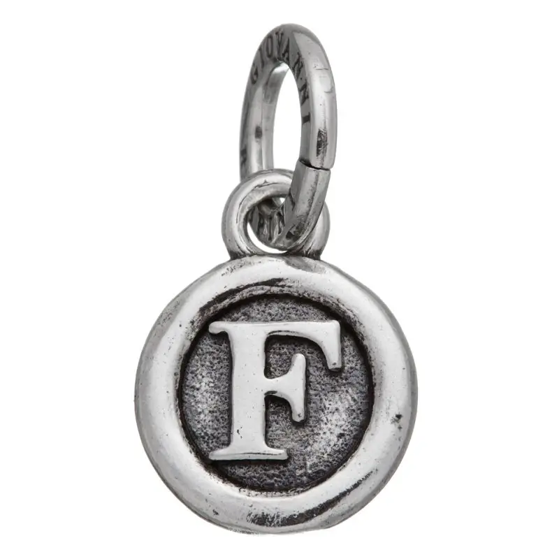 Ciondolo Lettera Bottone F - Argento - Giovanni Raspini miniatura 2