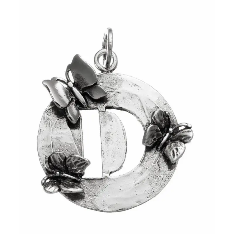 Ciondolo Lettera Farfalle D - Giovanni Raspini