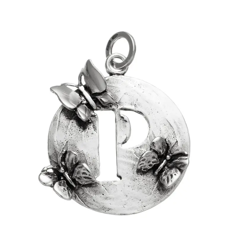 Ciondolo Lettera Farfalle P - Giovanni Raspini