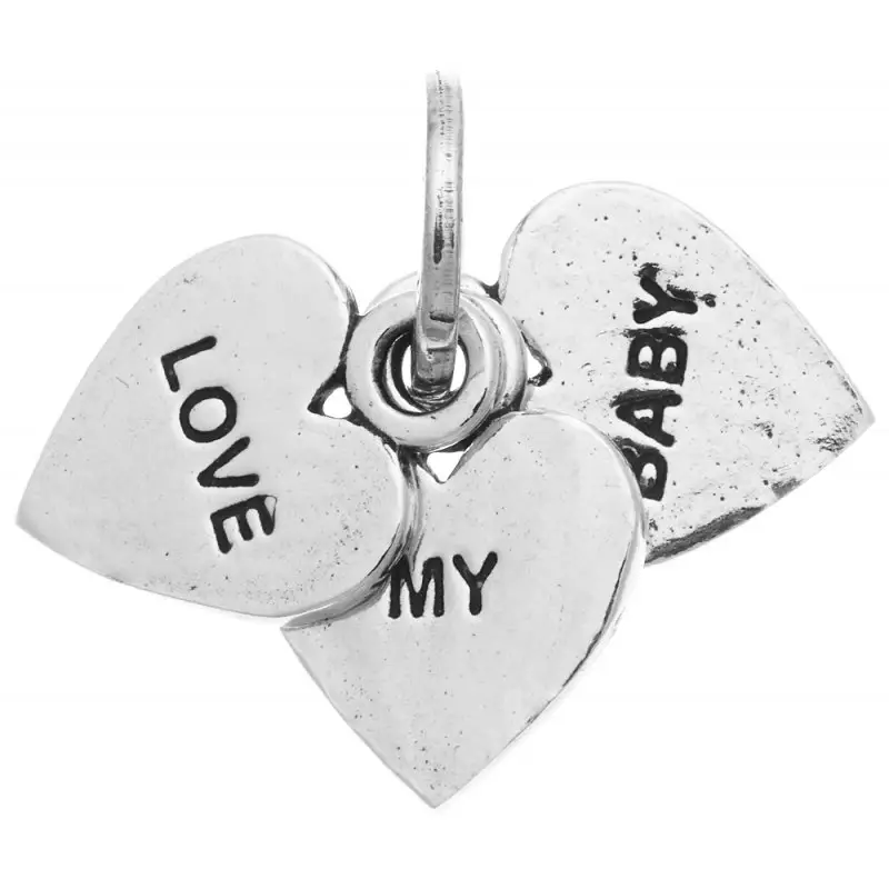 Ciondolo Love My Baby - Argento - Giovanni Raspini miniatura 2