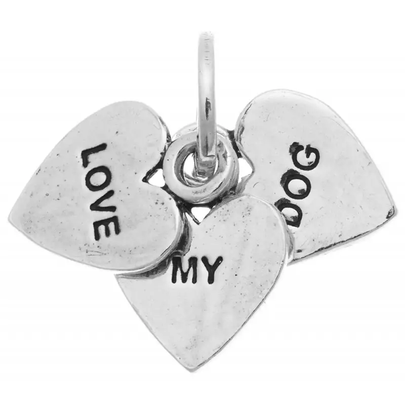 Ciondolo Love My Dog - Argento - Giovanni Raspini miniatura 2