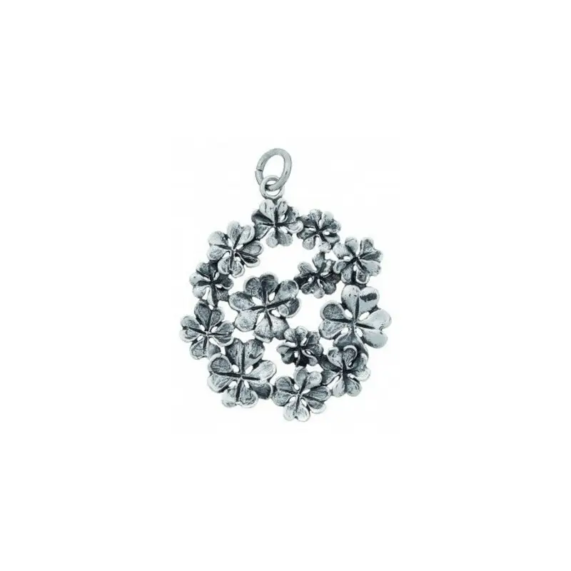 Ciondolo Quadrifogli In Argento - Giovanni Raspini