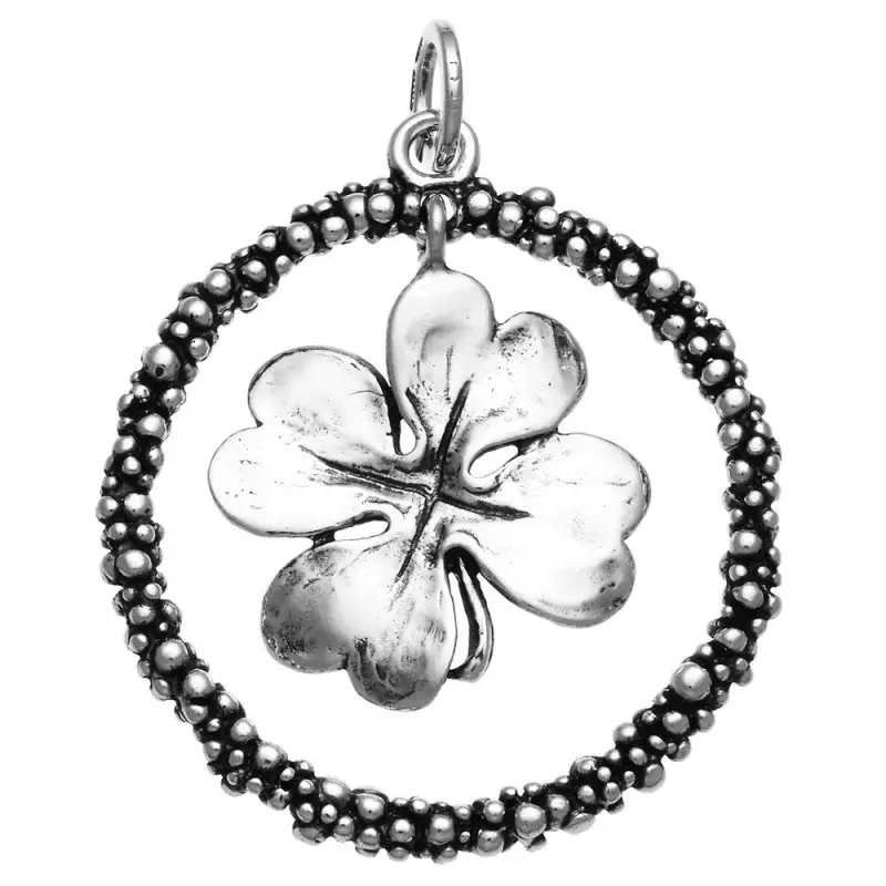 Ciondolo Quadrifoglio Perlage Grande - Giovanni Raspini miniatura 2