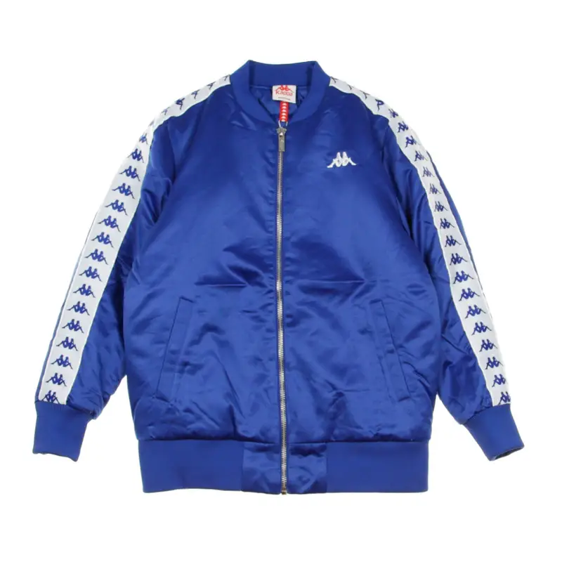 Giubbotto Bomber Uomo Banda Bawer Blue Royal/white