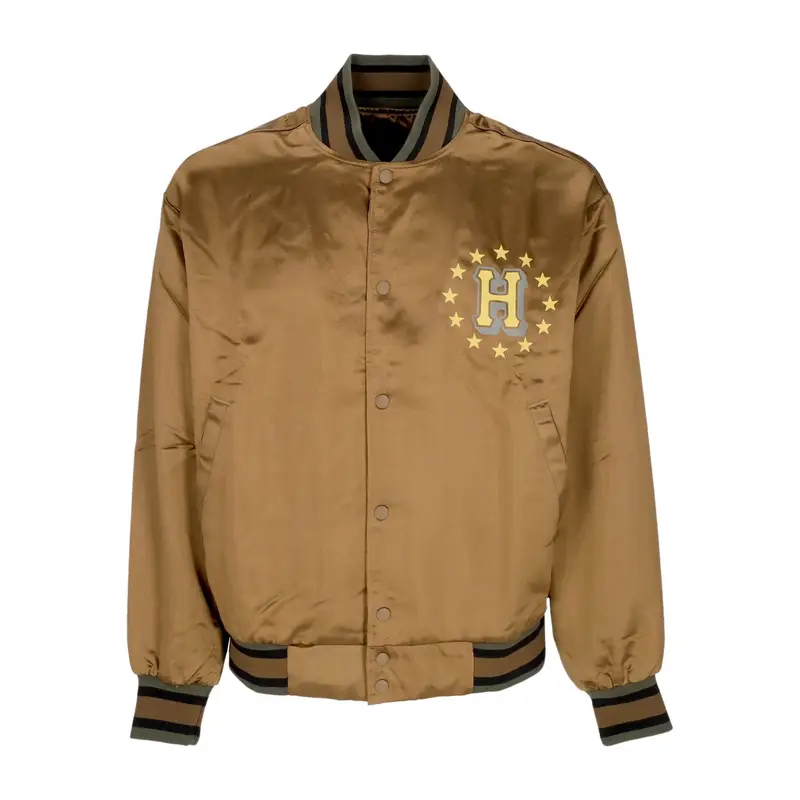 Giubbotto Bomber Uomo Galactic Stack Baseball Jacket Camel