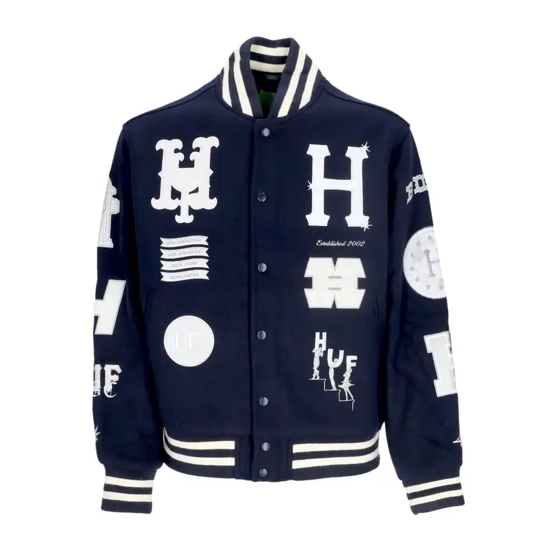 Giubbotto College Uomo 20 Year Classic H Varsity Jacket Navy