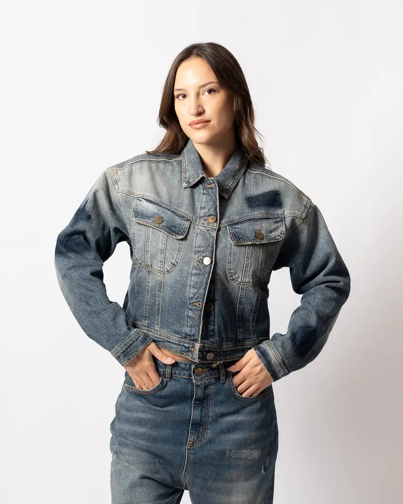 GIUBBOTTO DENIM JULIA miniatura 2