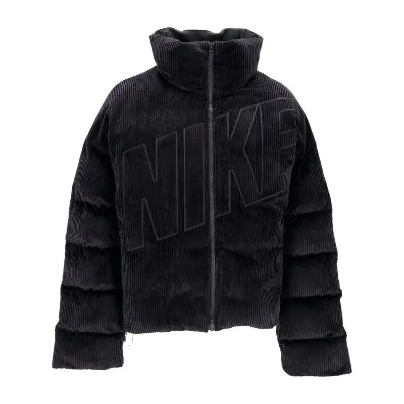 Giubbotto Donna W Sportswear Essential Therma-fit Oversized Corduroy Puffer Black/black