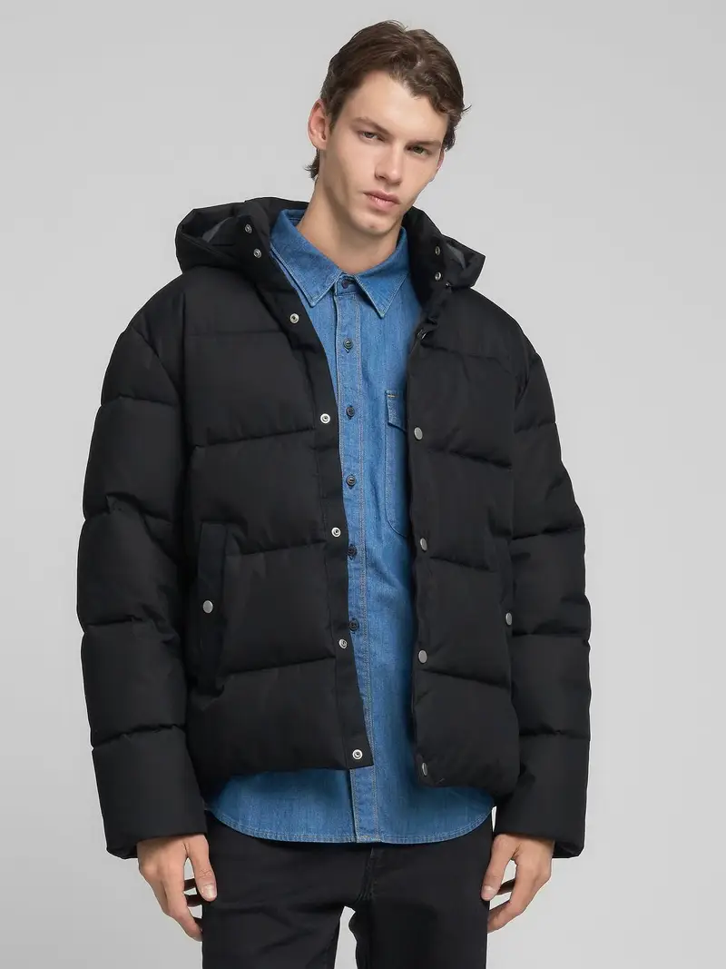 Giubbotto Imbottito In Twill