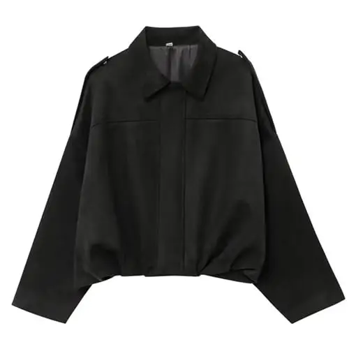 Generico Cappotti Donna Nero 2861191 miniatura 2