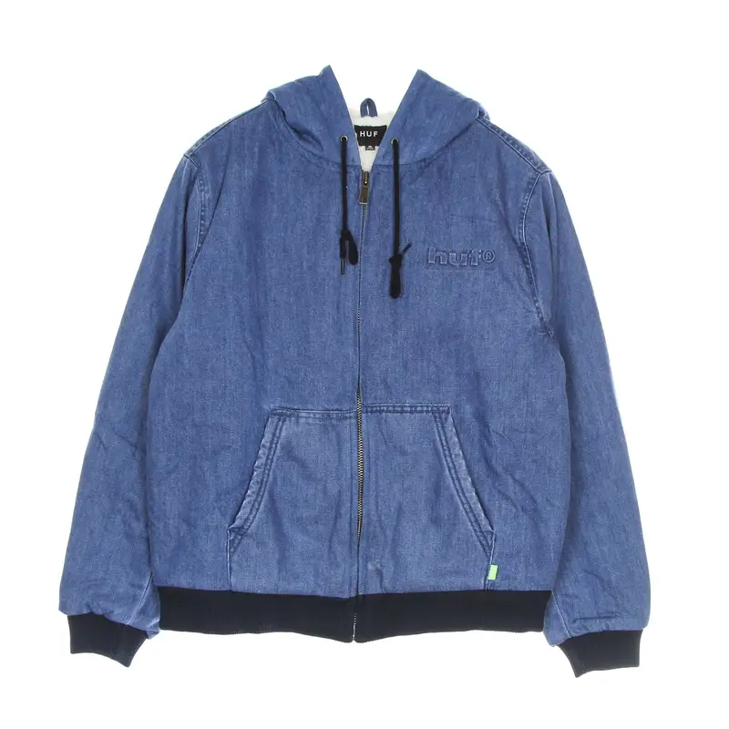 Giubbotto Uomo Colton Hooded Zip Jacket Indigo Blue
