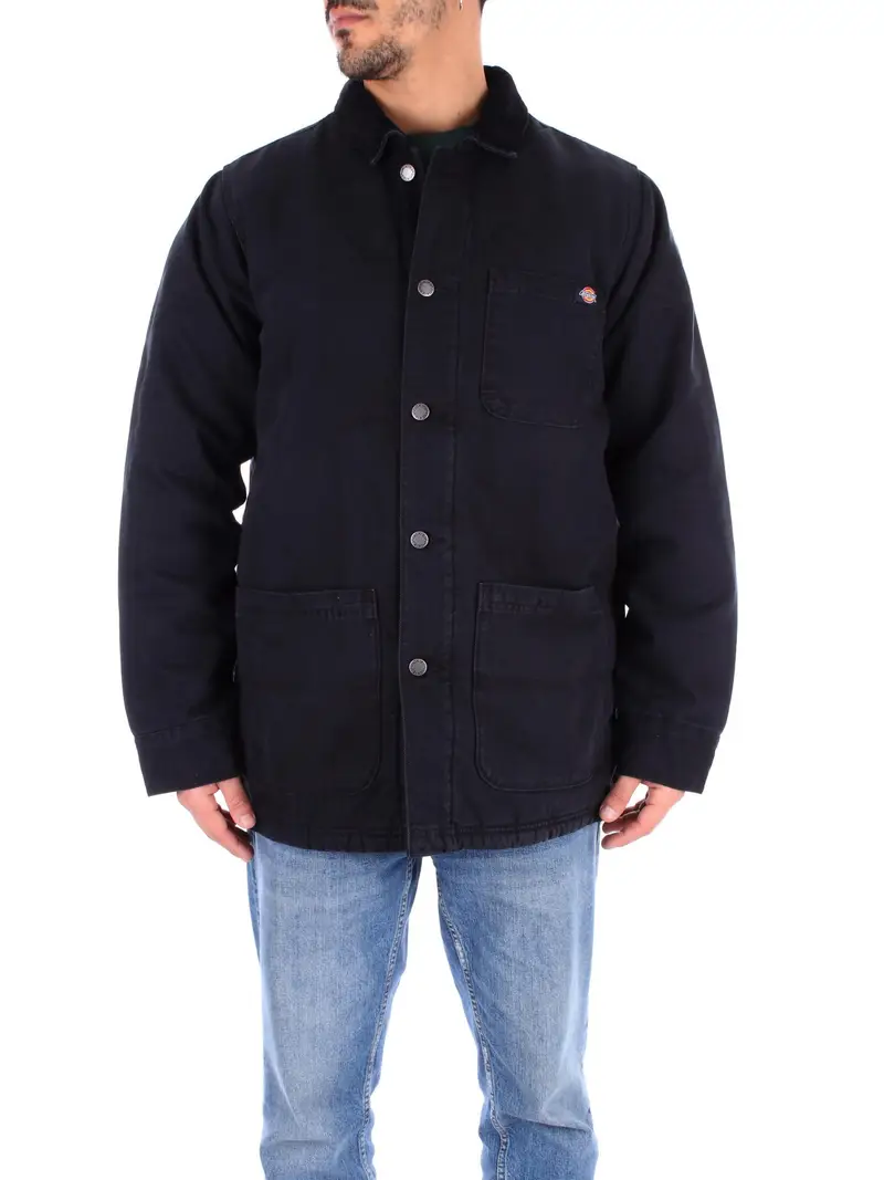 Giubbotto Uomo DICKIES Black Duck high pile flce line chore